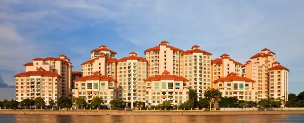 Singapore appartementen panorama — Stockfoto