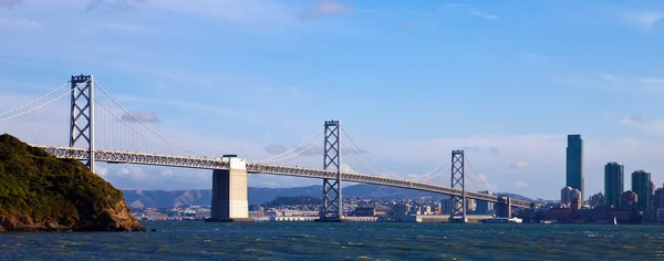 Bucht-Brücke-Panorama — Stockfoto