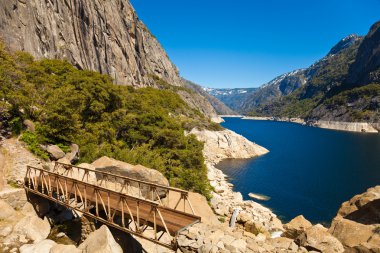 Bridge at Hetch Hetchy clipart