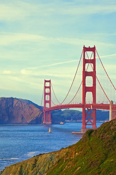 Мост Золотые Ворота Сан-Франциско — стоковое фото