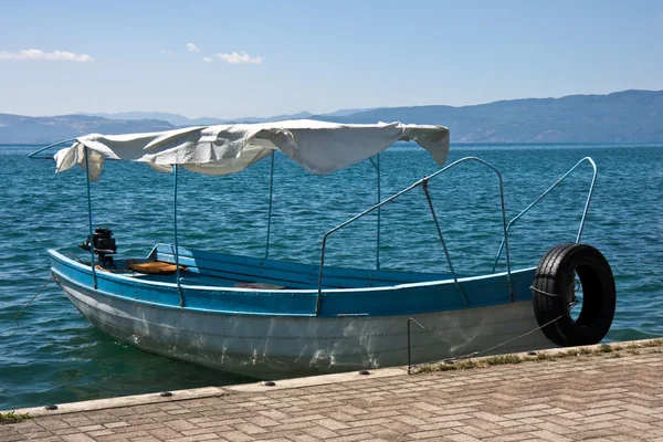Water Taxi in Ohrid — Stock Photo, Image