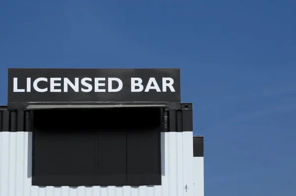 Лицензионный бар — стоковое фото