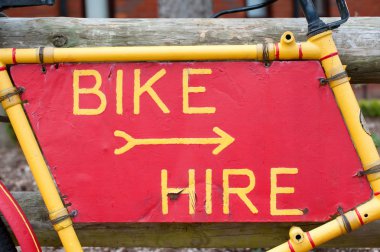 Bike hire clipart