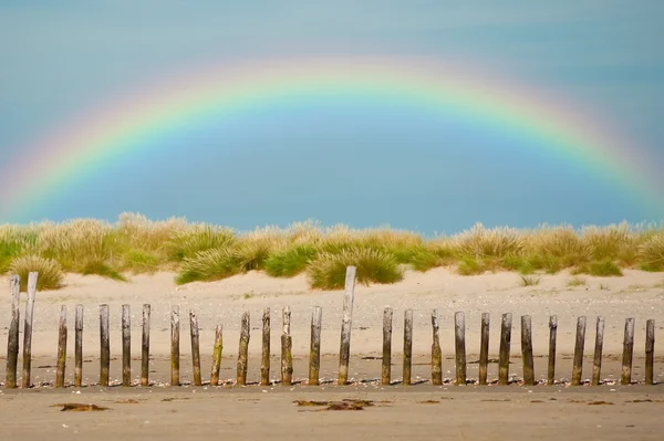 Coastal rainbow — Stock Photo, Image