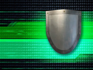 Data shield clipart