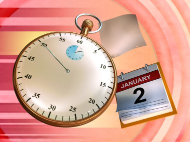 Time flying clipart
