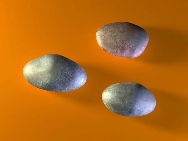 Tre pietre — Foto Stock