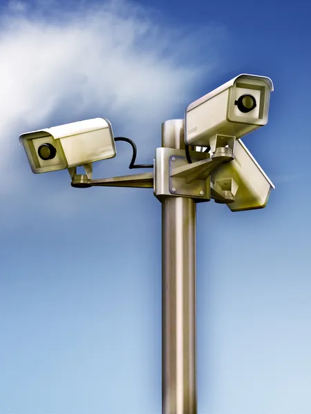 Övervakningskameror — Stockfoto