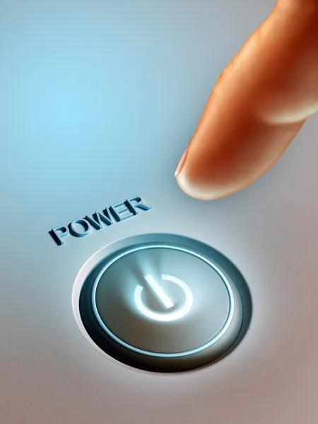 Power button — Stock Photo, Image