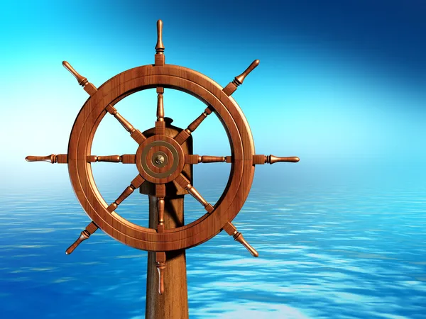 Ship wheel — Stock Photo, Image
