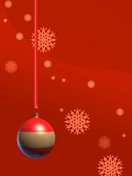 Christmas snögubbe — Stockfoto