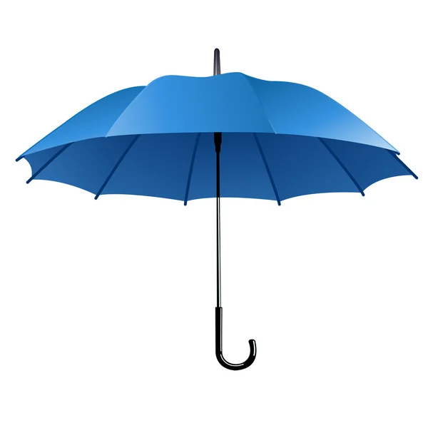 Blue umbrella — Stock Vector