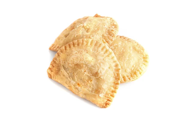 Curry puffs with isolated white background — Stock Photo, Image