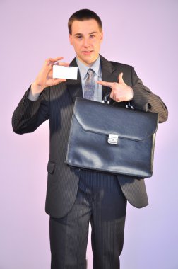 Young businessman clipart