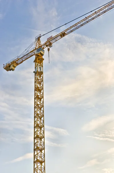 Crane di lokasi konstruksi — Stok Foto