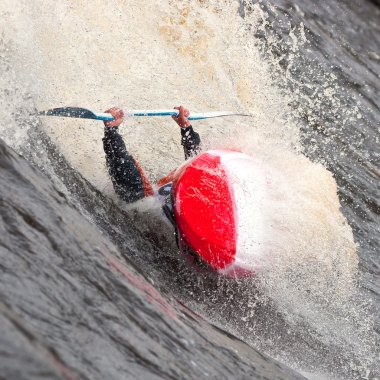 Freestyle whitewater üzerinde