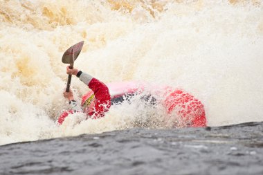 Freestyle whitewater üzerinde