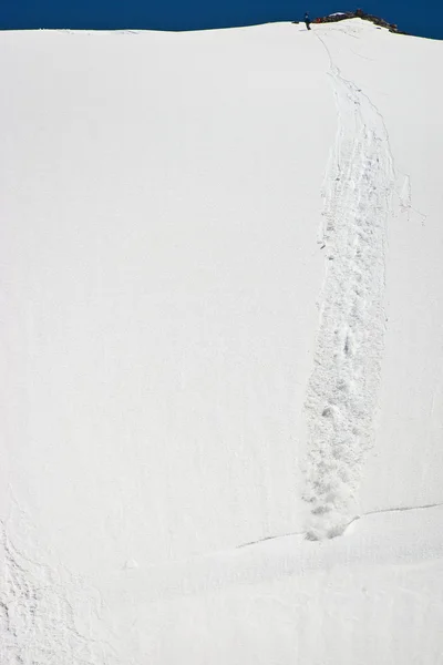 Trilha de Avalanche — Fotografia de Stock