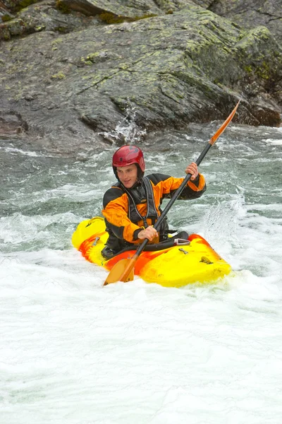 Kayak in Norvegia — Foto Stock
