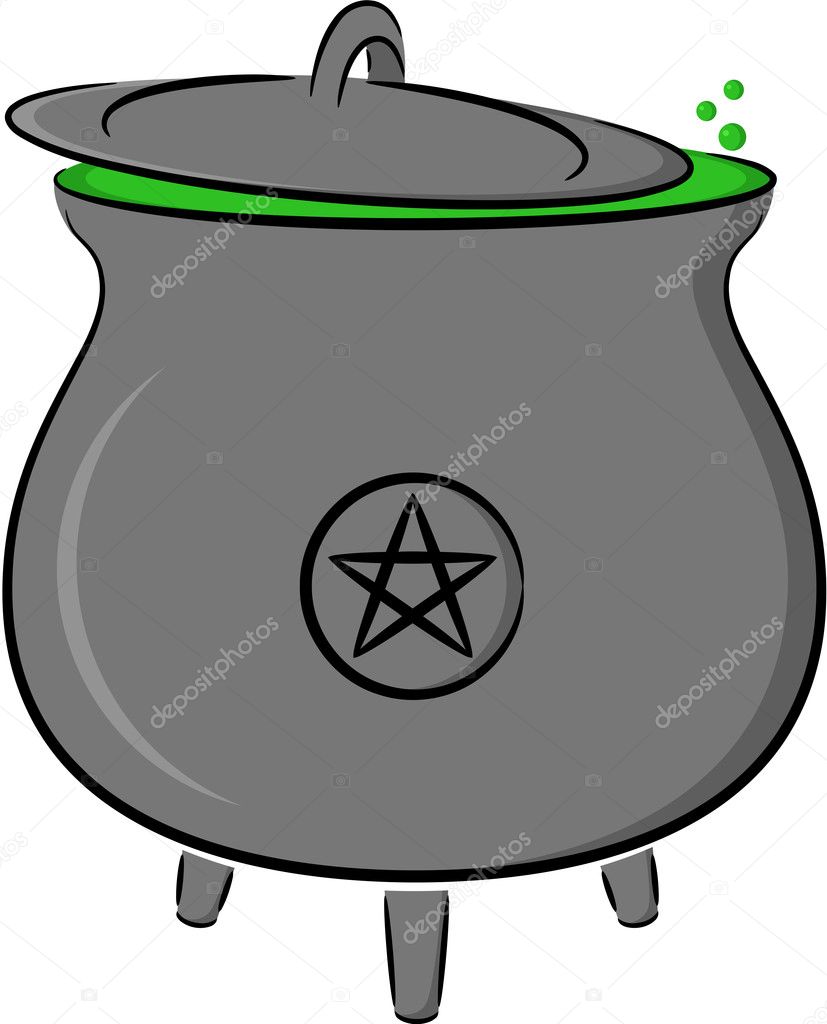 Witch’s pot — Stock Vector © Tallisman 3459449