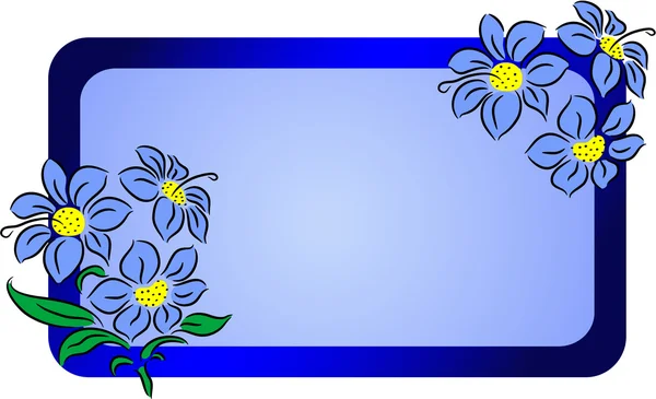 Λουλούδι banner — Διανυσματικό Αρχείο