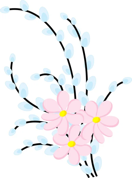 春の花束 — ストックベクタ
