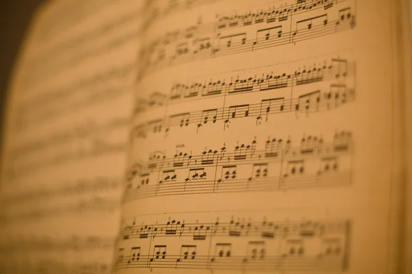 Piano scores — Stock Photo, Image