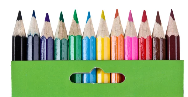 Crayon na caixa — Fotografia de Stock