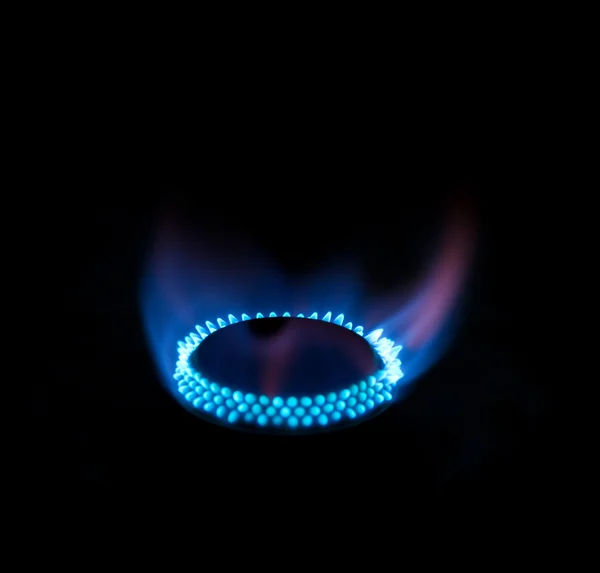 Płomień gazu — Zdjęcie stockowe