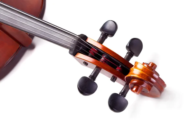Свиток виолончели — стоковое фото