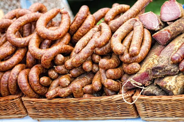 stock image Dry Sausages