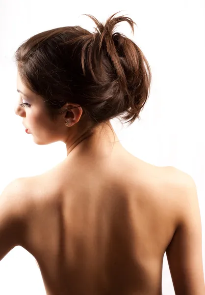 Hermosa mujer espalda — Foto de Stock