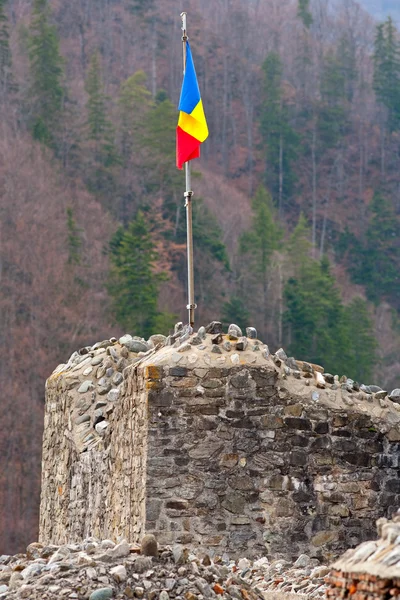 Festungsruinen von Vlad Tepes — Stockfoto