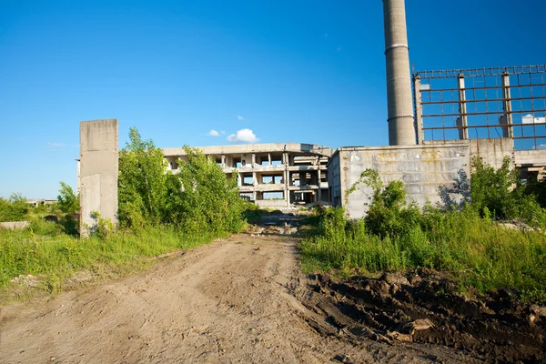 Εγκαταλελειμμένα βιομηχανικά κτίρια — Φωτογραφία Αρχείου