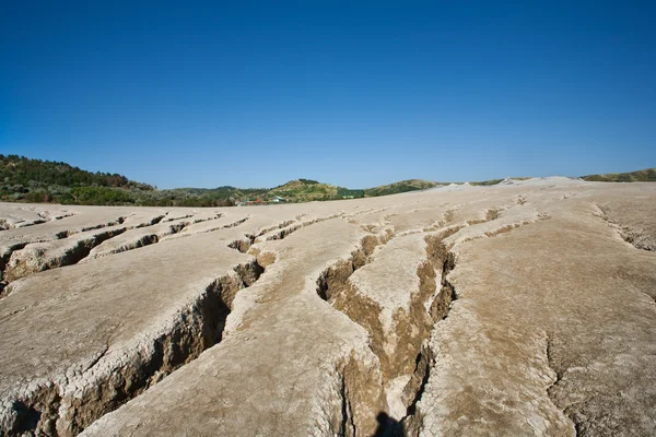 Muddy volcanoes soil — Stock Photo, Image
