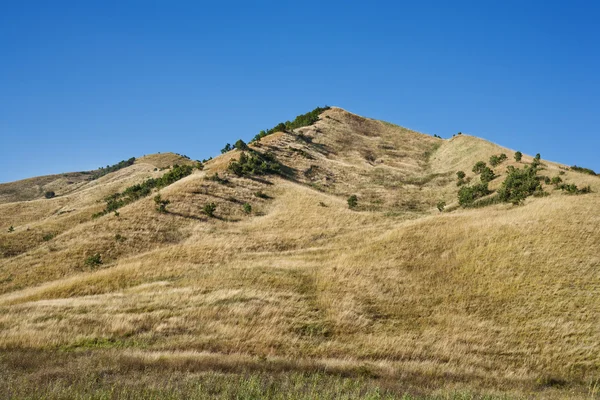 stock image Landscape with hills in the countryside