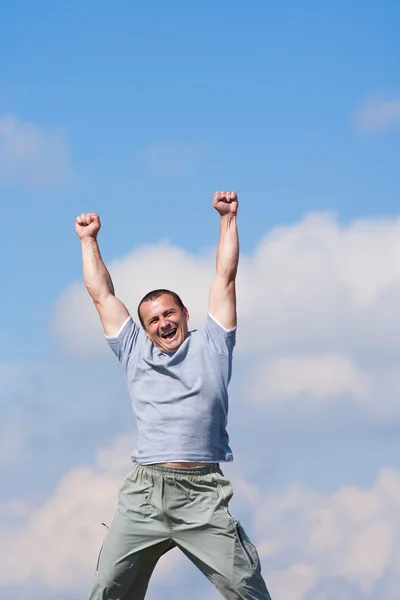 Hombre feliz al aire libre —  Fotos de Stock