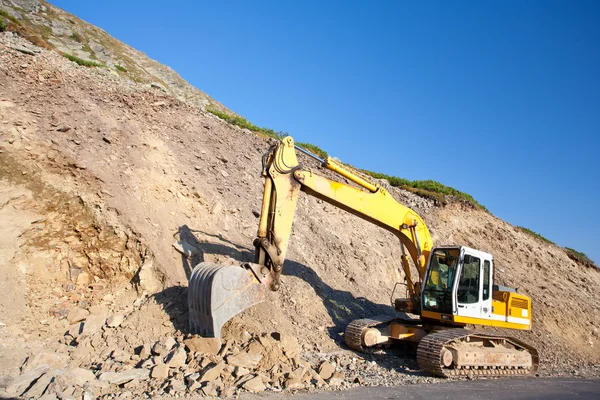 Bulldozer, excavator — Stock Photo, Image
