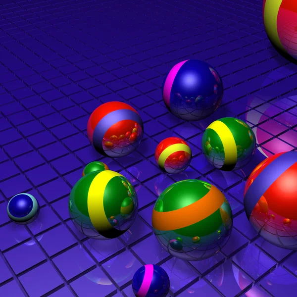 3D topları — Stok fotoğraf