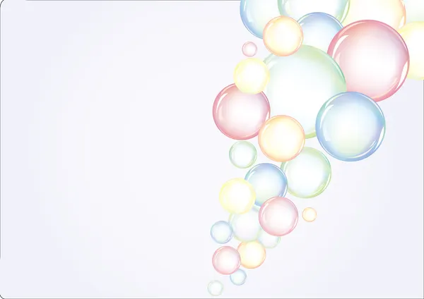 Bubblor bakgrund — Stock vektor