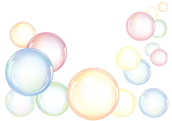 Красочные пузыри — стоковый вектор