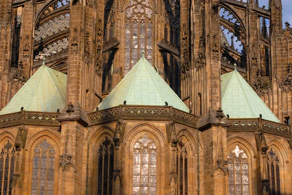 Detalle de iglesia gótica — Foto de Stock