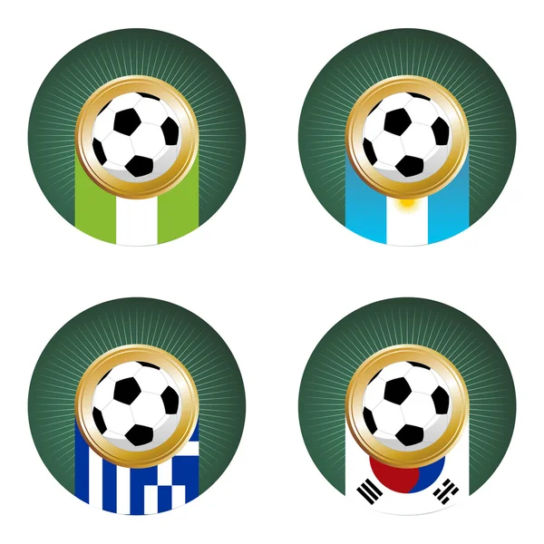 Чемпионат мира по футболу 2010. Группа B — стоковый вектор