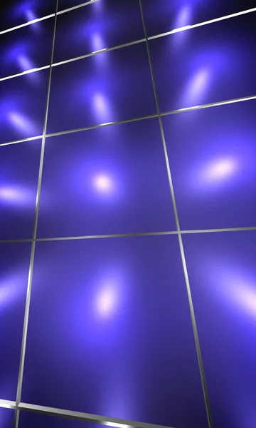 Astratto 3D incorniciato sfondo blu . — Foto Stock