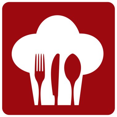 Icon chef restaurant. clipart