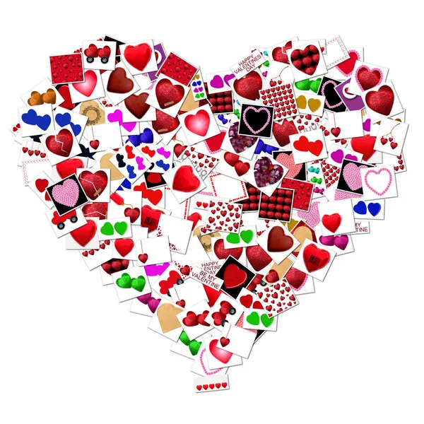Heart collage — Stock Photo, Image