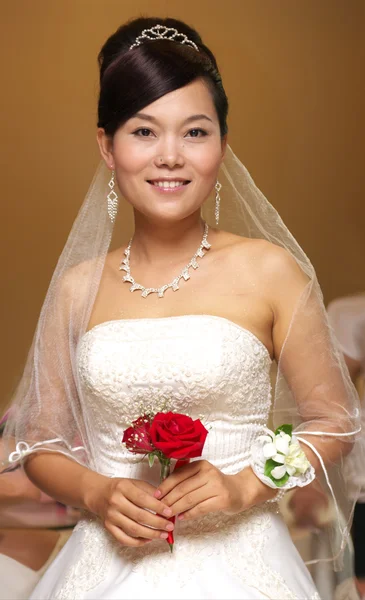Aziatische bruid — Stockfoto