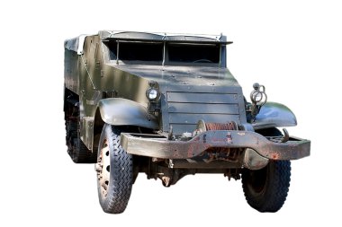 M3 half-track APC clipart