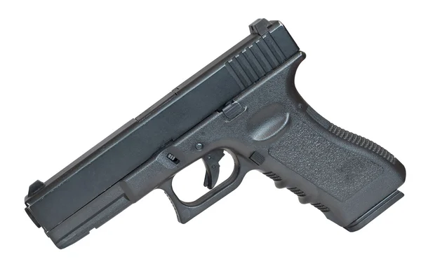 Pistola isolada sobre branco — Fotografia de Stock
