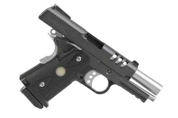 Pistola isolada sobre branco — Fotografia de Stock